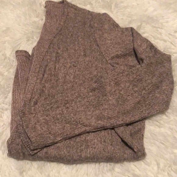 Long Sleeve Brushed Pink Cozy Open Cardigan Size Small - Picture 2 of 7